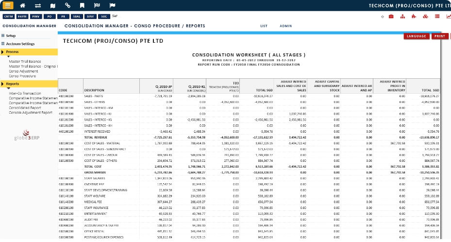 System Screenshot - Sample Report